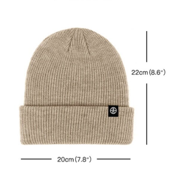 Men Women unisex Classic Ribbed Knit Beanie 2pcs-(Green +Brown ) - Picture 5 of 5